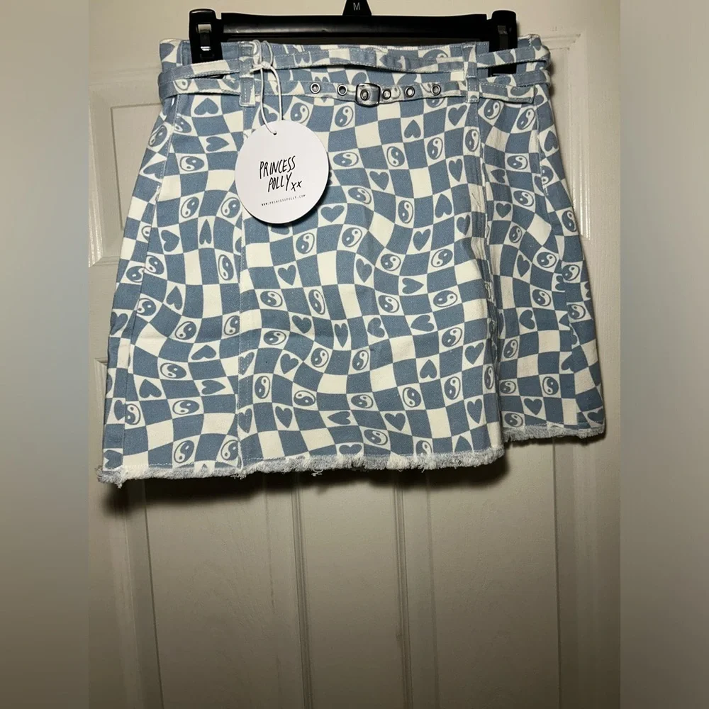 NWT Princess Polly Allen Denim Mini Skirt - Picture 3 of 6